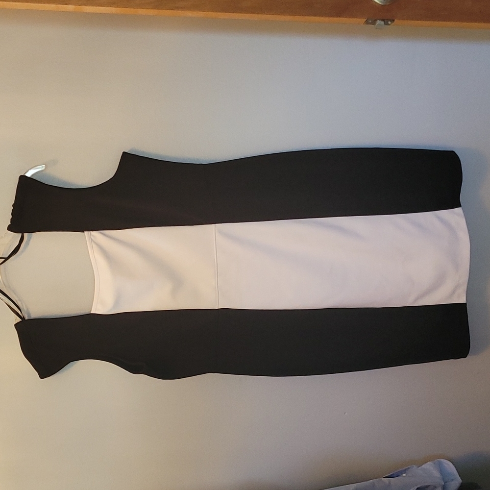 Women's Black and White Dress | Size 1X